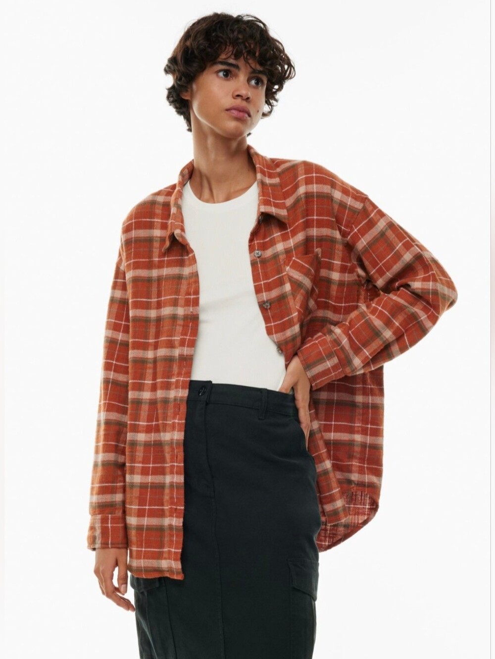 Aritzia Wilfred Free Relaxed Shirt Sz L